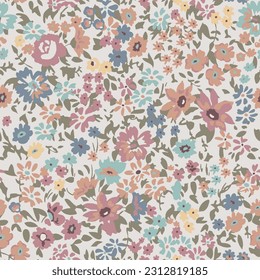 cute abstract flower pattern suitable for fabric textile or wall decoration