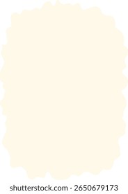 Cute abstract frame with bubbly edges and a soft pastel hue, ideal for children’s graphics, playful elements, or creative projects.