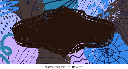 Marco abstracto para letras, textura de fondo navideño, tarjeta, invitación, banner. Vector