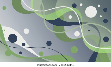 Cute abstract geometric wallpaper. An excellent background for designing pages on social networks, posters, presentations, outdoor advertising and your other projects. Vector.