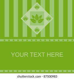 cute abstract leaves frame