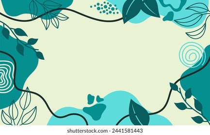 cute abstract minimalist flat colorful backgroud