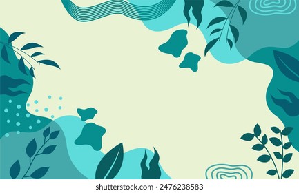 cute abstract minimalist flat colorful background