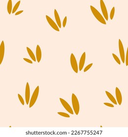 cute abstract minimalist seamless vector pattern background illustration with hand drawn grass