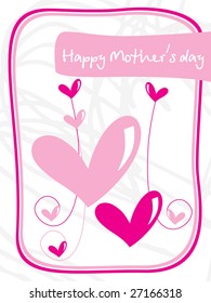 cute abstract mother day background