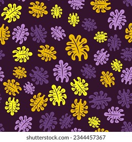 Cute abstract motley seamless pattern. Vector illustration for print, fabric, cover, packaging, interior decor, blog decoration and other your projects.