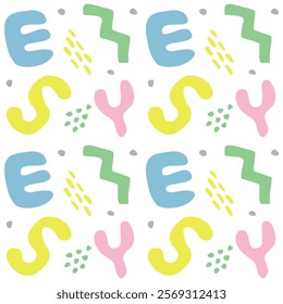 cute abstract organic seamless pattern bakground