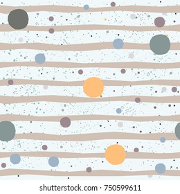 Cute Abstract Pattern. Geometric Shapes. Vector Illustration