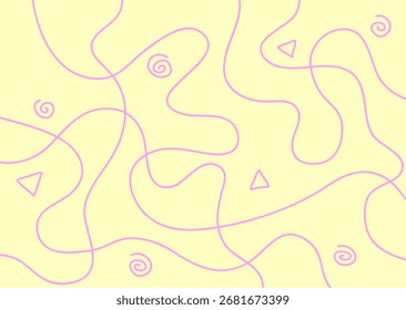 Cute abstract pattern for textile, fabric printing