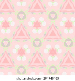 Cute abstract pink feminine pattern for festive textures  and textiles
