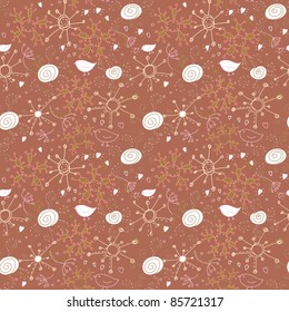 cute abstract seamless pattern in vector
