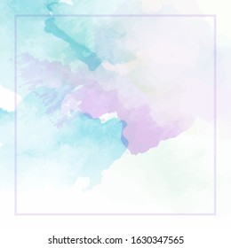 Cute Abstract Splash Watercolour Background