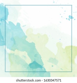 Cute Abstract Splash Watercolour Background