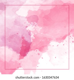Cute Abstract Splash Watercolour Background