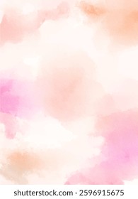 cute abstract watercolor illustration of colorful soft pastel pink background wallpaper