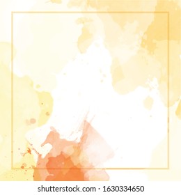 Cute Abstract Watercolour Splash Background