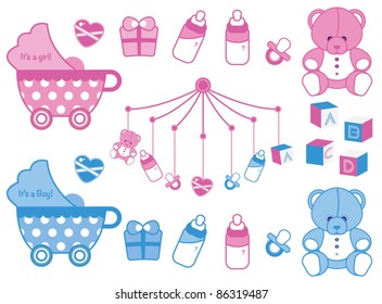 Cute accessories for baby girl and boy