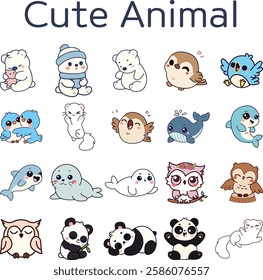 Cute and Adorable Animal Collection