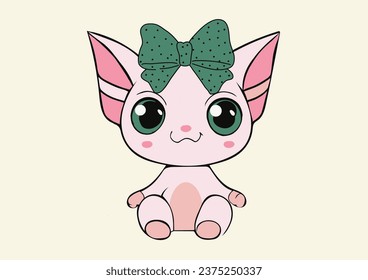 cute adorable cartoon anime animal cat creature
