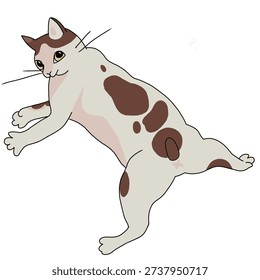 Cute and adorable cat with a sweet expression, captured in a cozy and charming setting. This high-quality image highlights the playful and lovable personality of a domestic kitten, perfect for use in pet-related content, animal themes, social media posts, blogs, advertisements, and creative designs. Ideal for conveying happiness, warmth, and cuteness.