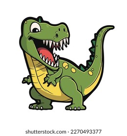 cute and adorable dinosaur cartoon