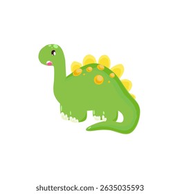Animação de dinossauros bonito e adorável 