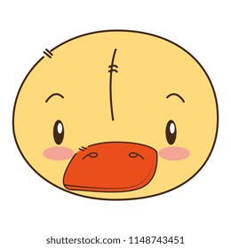 cute and adorable duck character