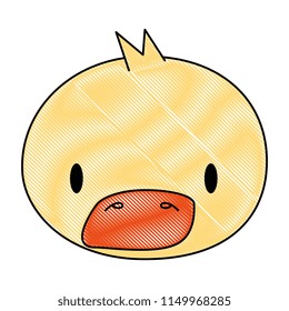 cute and adorable duck character