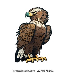 tira cómica adorable de águila