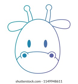 cute and adorable giraffe character