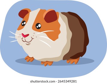 
Cute Adorable Guinea Pig Character Mascot Pet Illustration. Mascot design of a popular pet animal with cute features 
