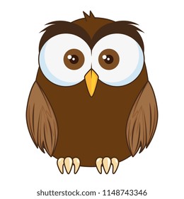cute and adorable owl character