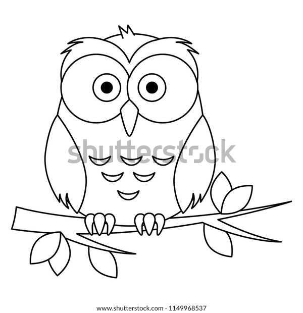 Cute Adorable Owl Character Stock Vector Royalty Free 1149968537