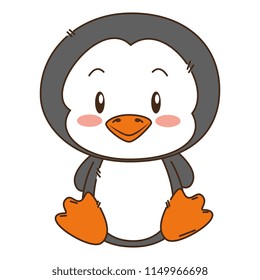 cute and adorable penguin character