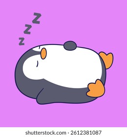 cute and adorable penguin character cartoon