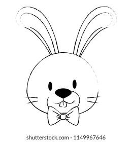 cute and adorable rabbit character