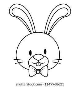 cute and adorable rabbit character