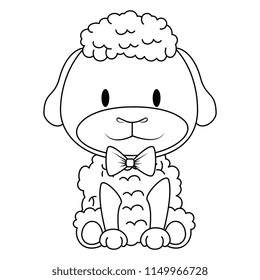 cute and adorable sheep character