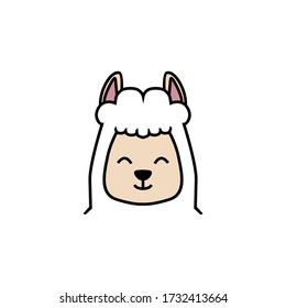 ilustración de ovejas adorable