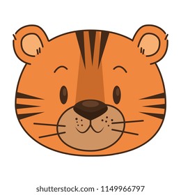 cute and adorable tiger character