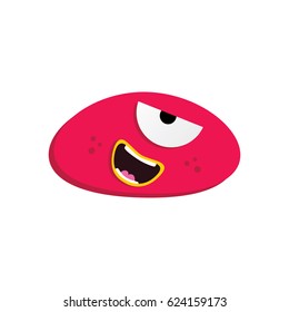 cute adorable ugly scary funny mascot monster eye vector art