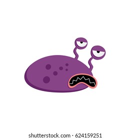 cute adorable ugly scary funny mascot monster eye vector art