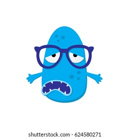 cute adorable ugly scary funny mascot monster eye vector art