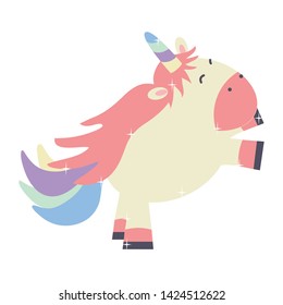 cute adorable unicorn fairy character