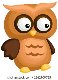 a cute and adorable vector of a owl