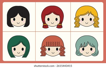 Cute Adorablecartoon character. babies, little angels .  Adorable . Kawaii chibi vector character.