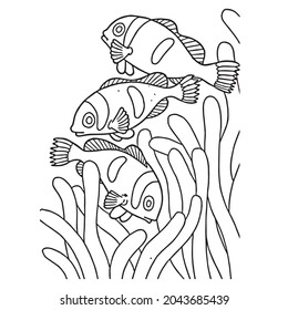 cute adult Unique and Creative animal coloring web page, free assortment of fishs,fish coloring pages,coloring pages