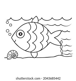 cute adult Unique and Creative animal coloring web page, free assortment of fishs,fish coloring pages,coloring pages