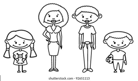 Black Mother And Daughter Stock Vectors, Images & Vector Art | Shutterstock