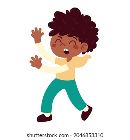 süße afro-amerikanische Kindersymbol